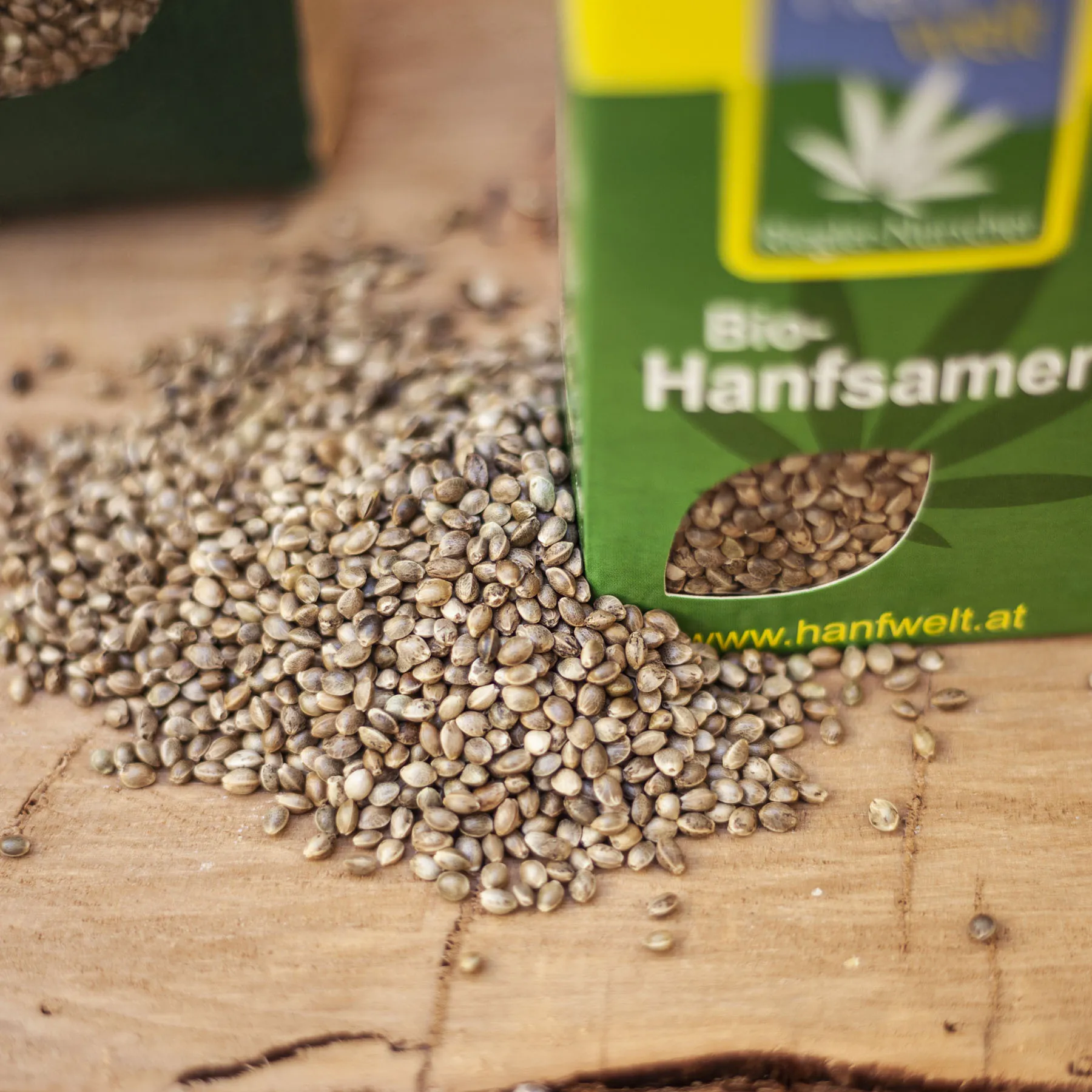 Hanfsamen – Bio-Produkt / natur