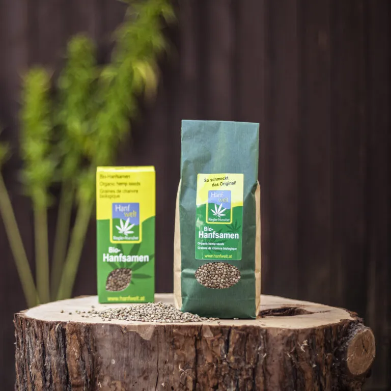 Hanfsamen – Bio-Produkt / natur