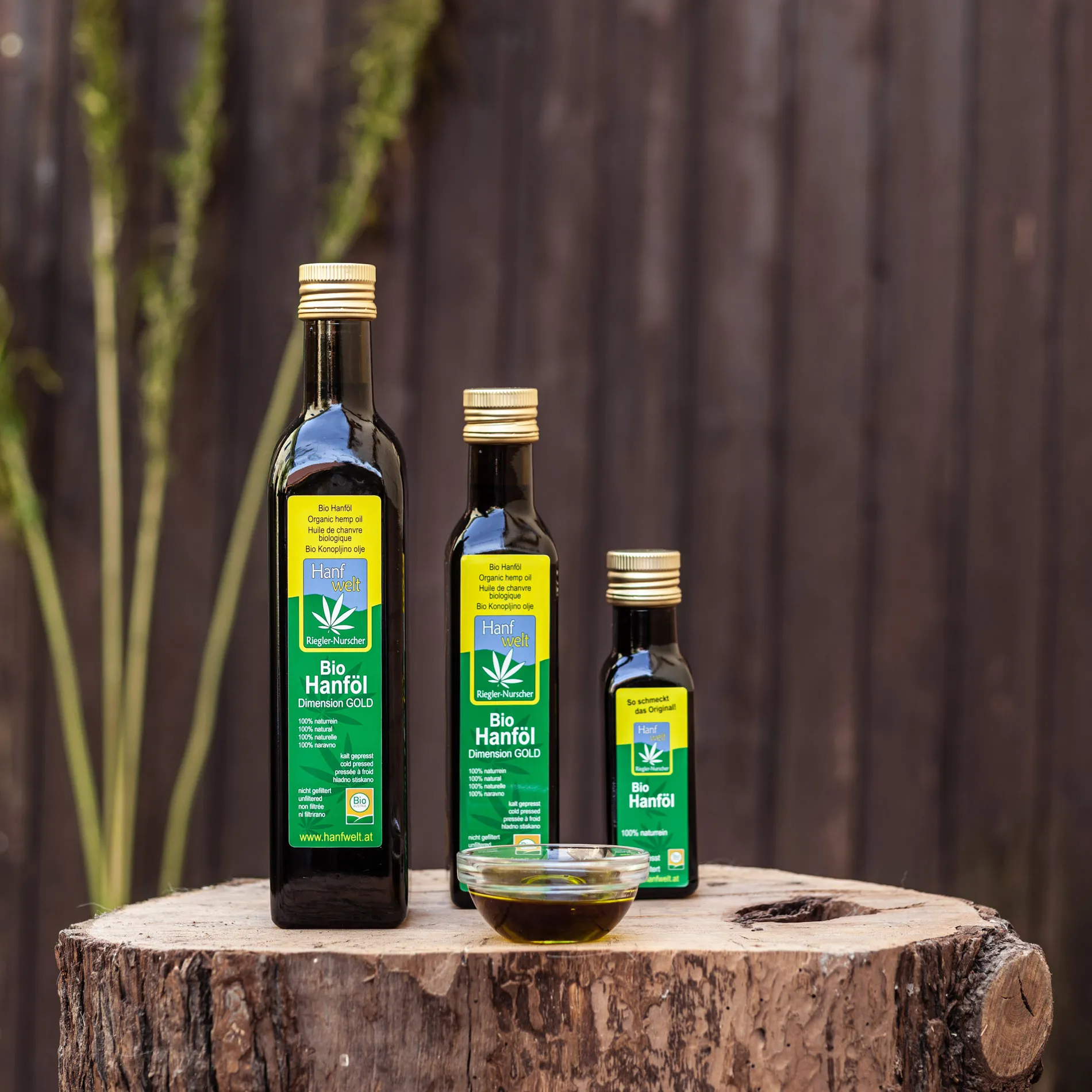 Hanföl – Bio-Produkt / Dimension Gold