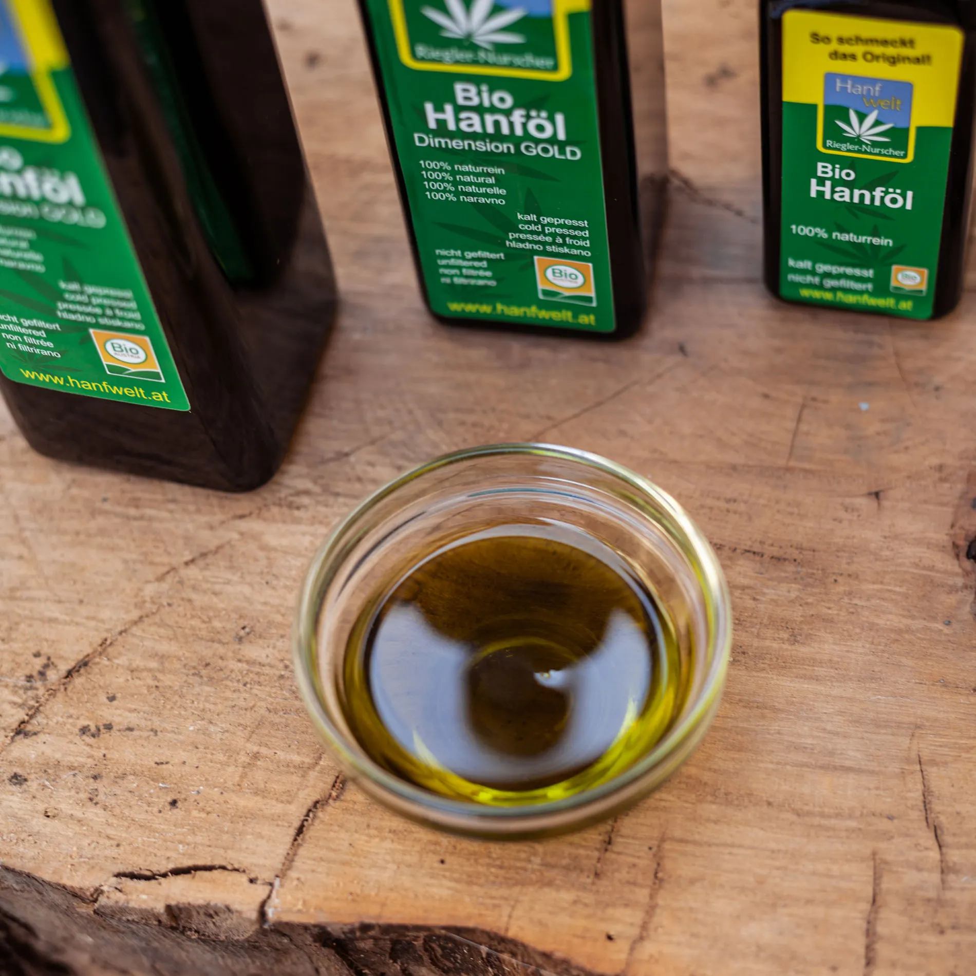 Hanföl – Bio-Produkt / Dimension Gold