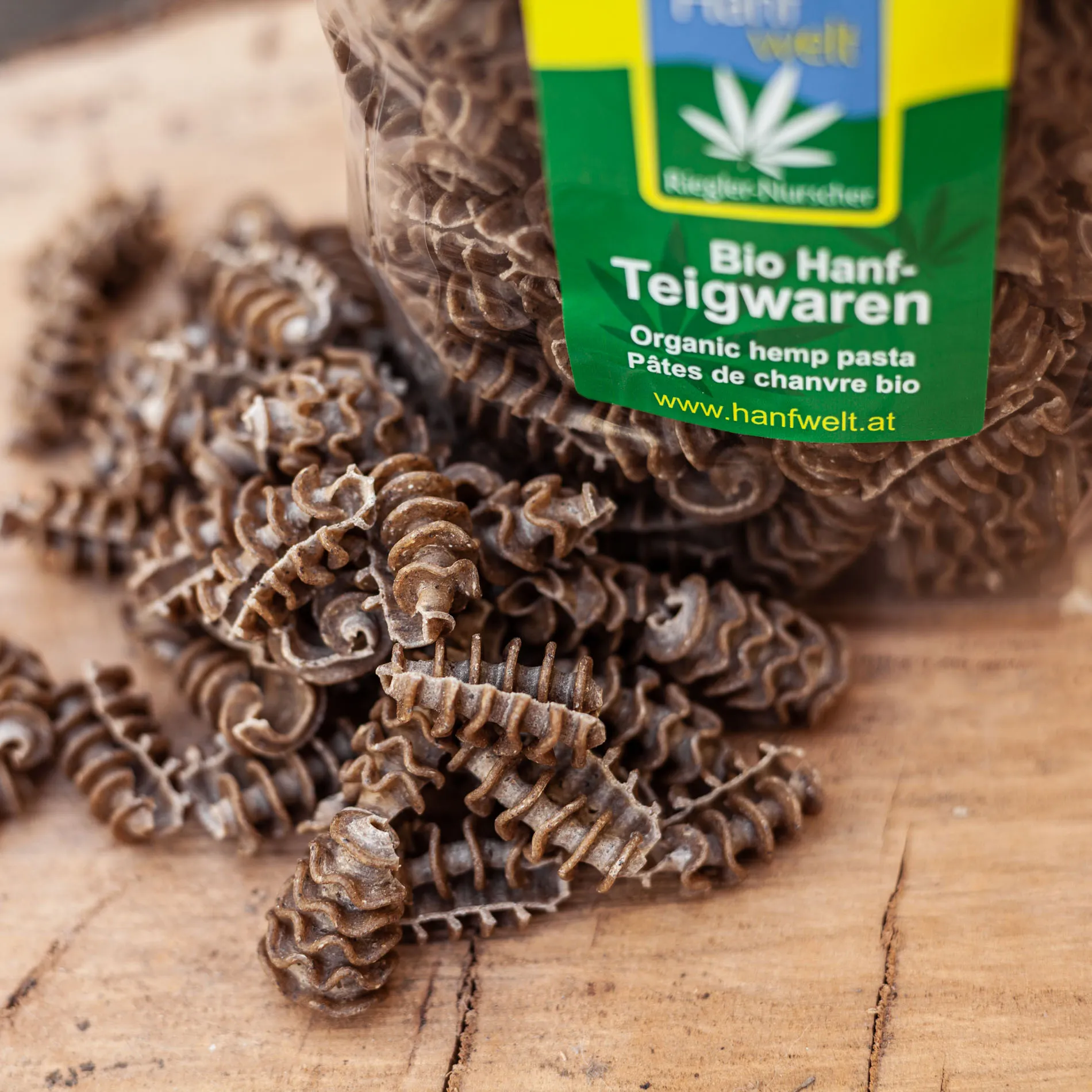 Spiralen – 10% Hanfschrot / Bio-Produkt