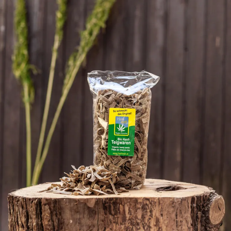 Bandnudeln – 10% Hanfschrot / Bio-Produkt