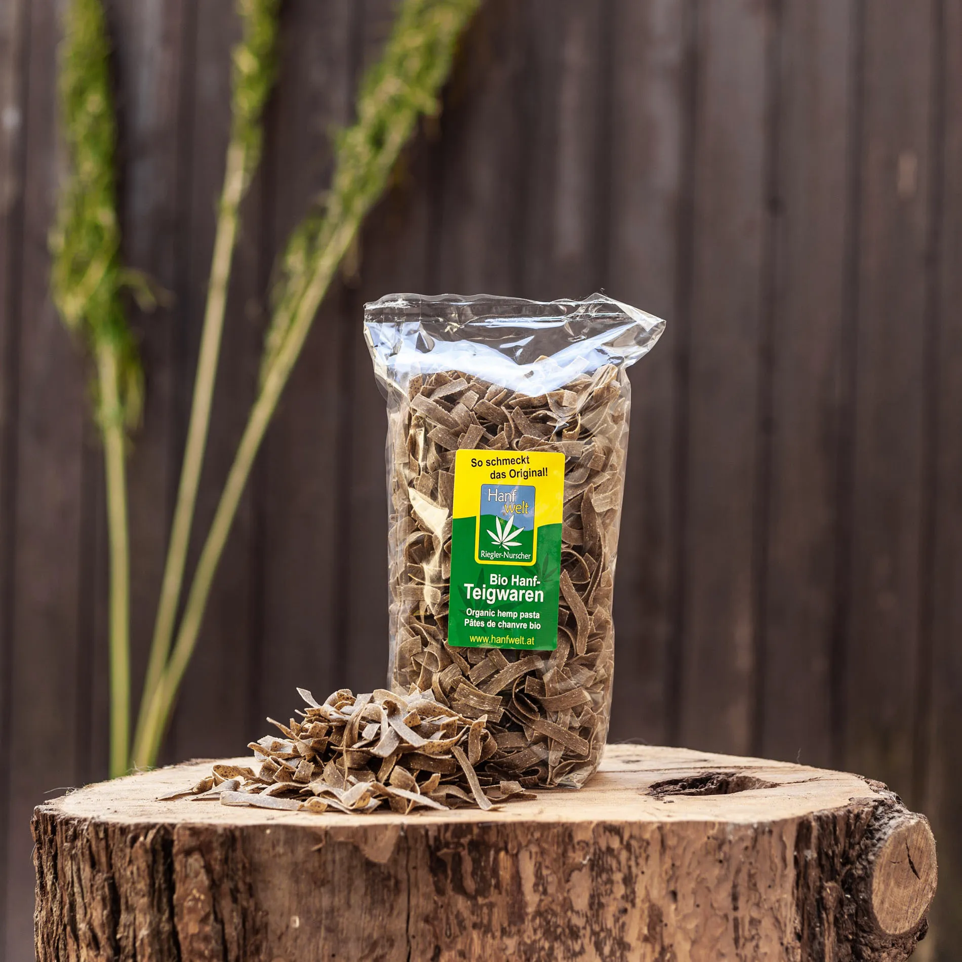 Bandnudeln – 10% Hanfschrot / Bio-Produkt