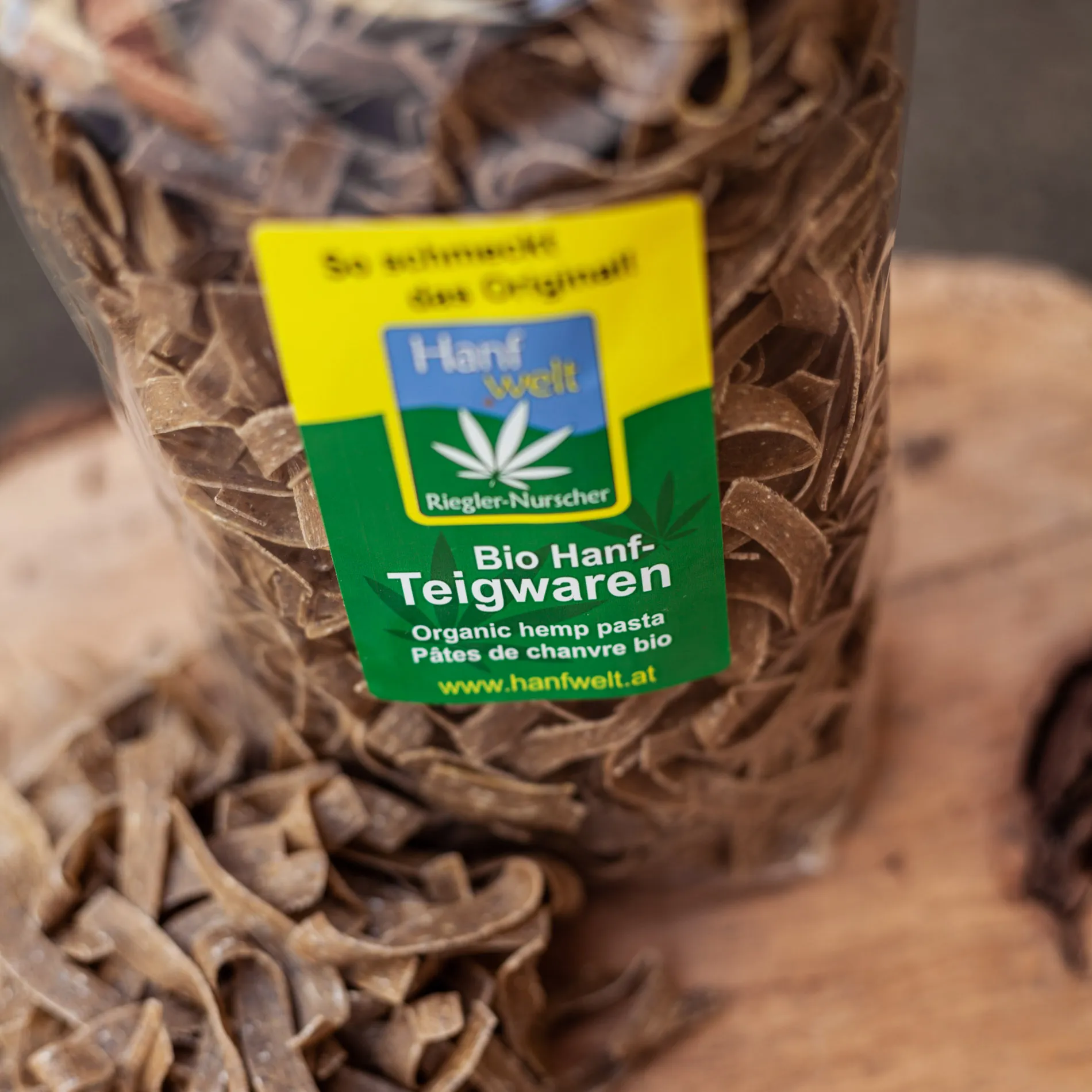 Bandnudeln – 10% Hanfschrot / Bio-Produkt